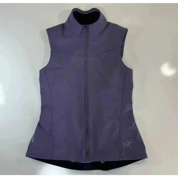 Arcteryx Atom Running Vest Womens XS Purple Windstopper Reflective Cycling - Picture 2 of 14